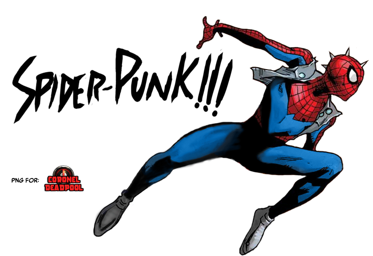 Spider-Punk! 🕸️🎸 #spiderverse #spiderpunkedit #hobiebrown #spiderpun