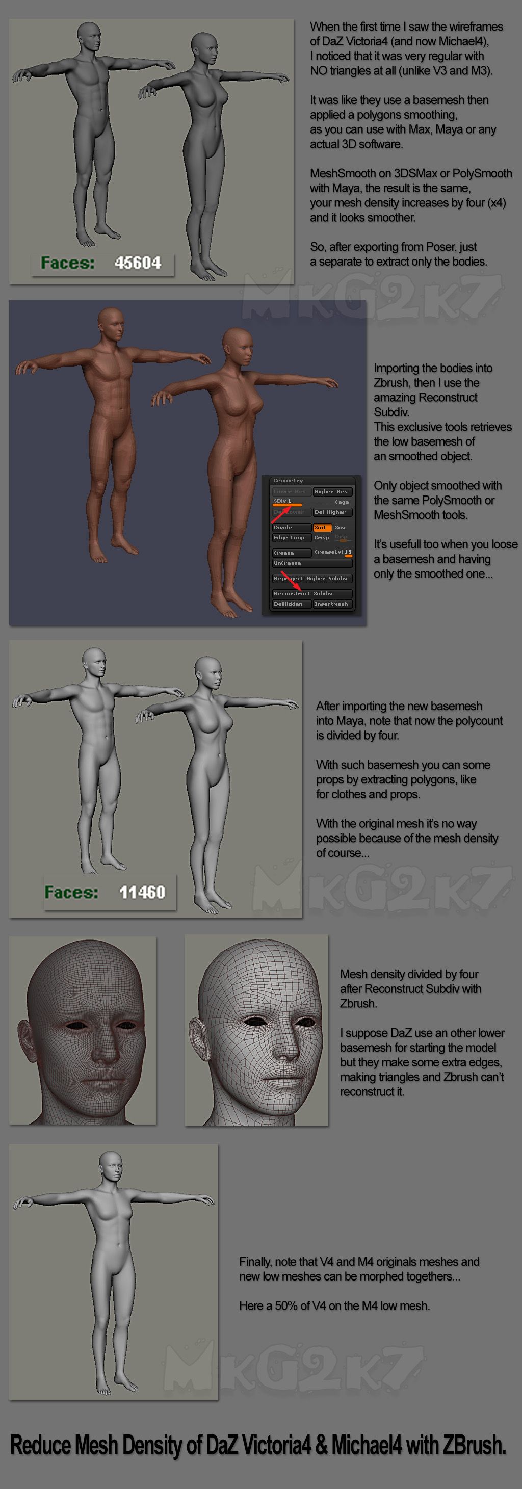 Reconstruct Subdiv Zbrush