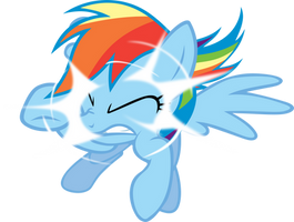 Rainbow Dash out of nowhere