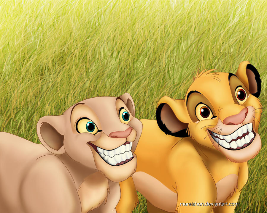 .Simba and Nala. by Mareishon on DeviantArt
