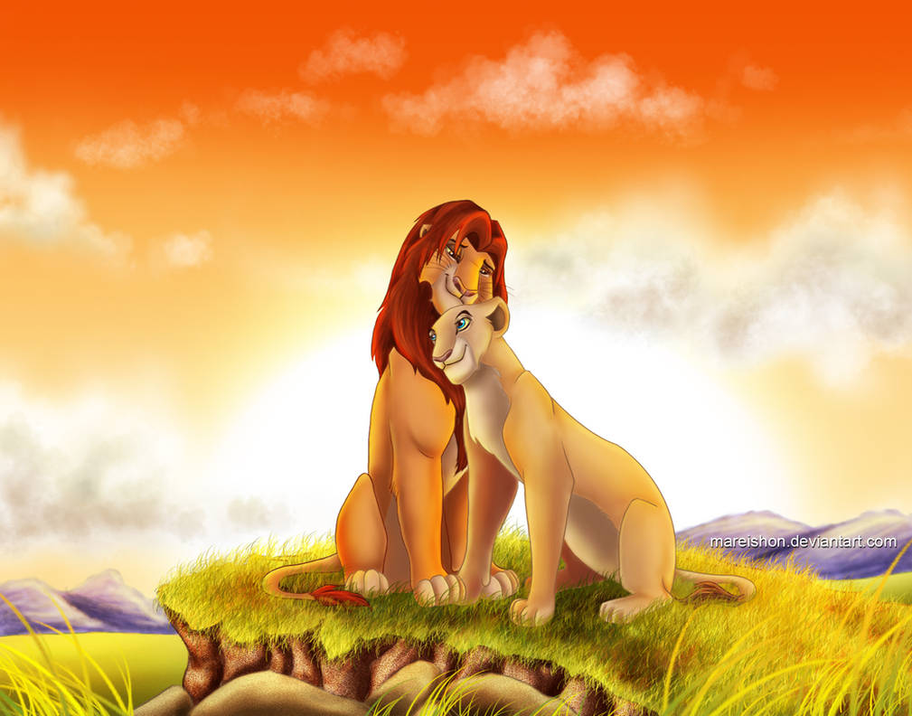 Simba and Nala by Mareishon on DeviantArt