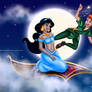 Jasmine and Peter Pan