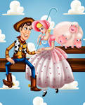 Woody and Bo Peep by Mareishon