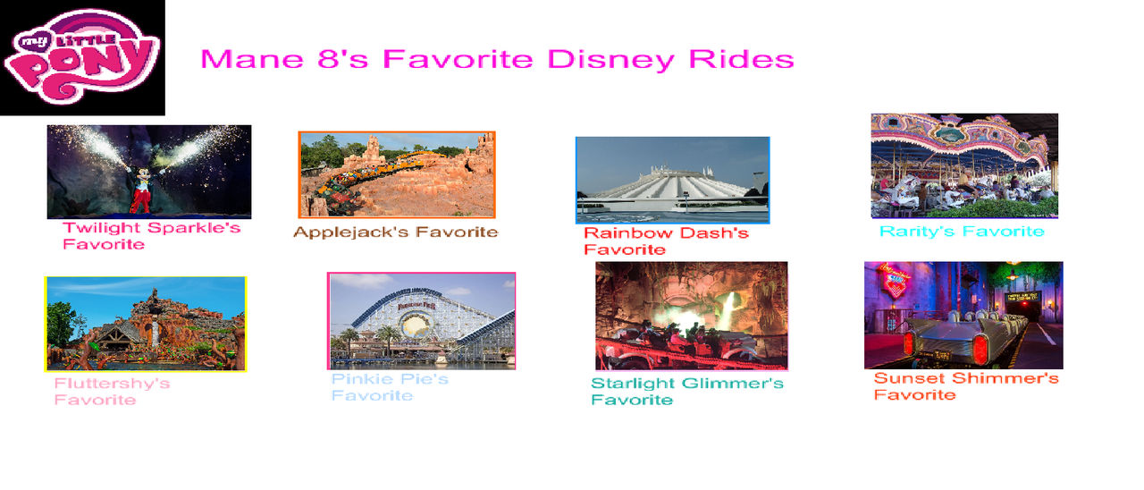 Mlp Ride MLP favorite Disney Rides by Disneyponyfan on DeviantArt