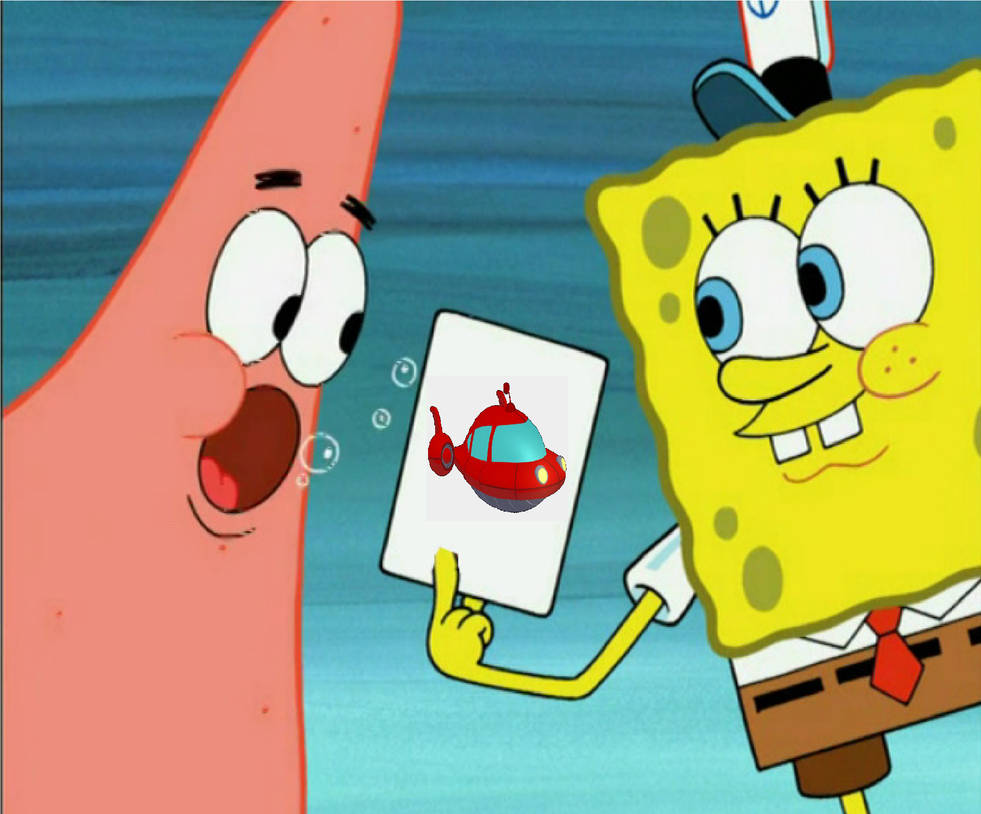 Sponge Raket SpongeBob Holding Rocket on His Picture by Disneyponyfan on DeviantArt