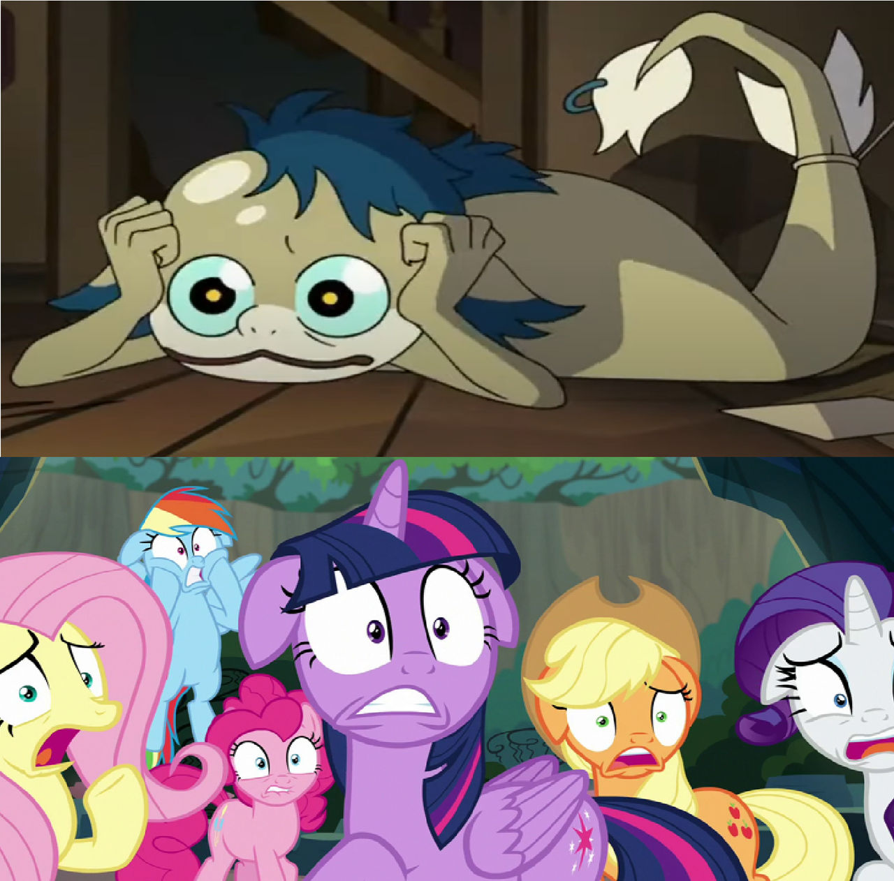 Mane 6 reacts to Vee's reveal by Disneyponyfan on DeviantArt