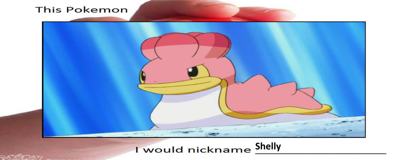I'd Nicknamed Shellos Shelly by Disneyponyfan on DeviantArt