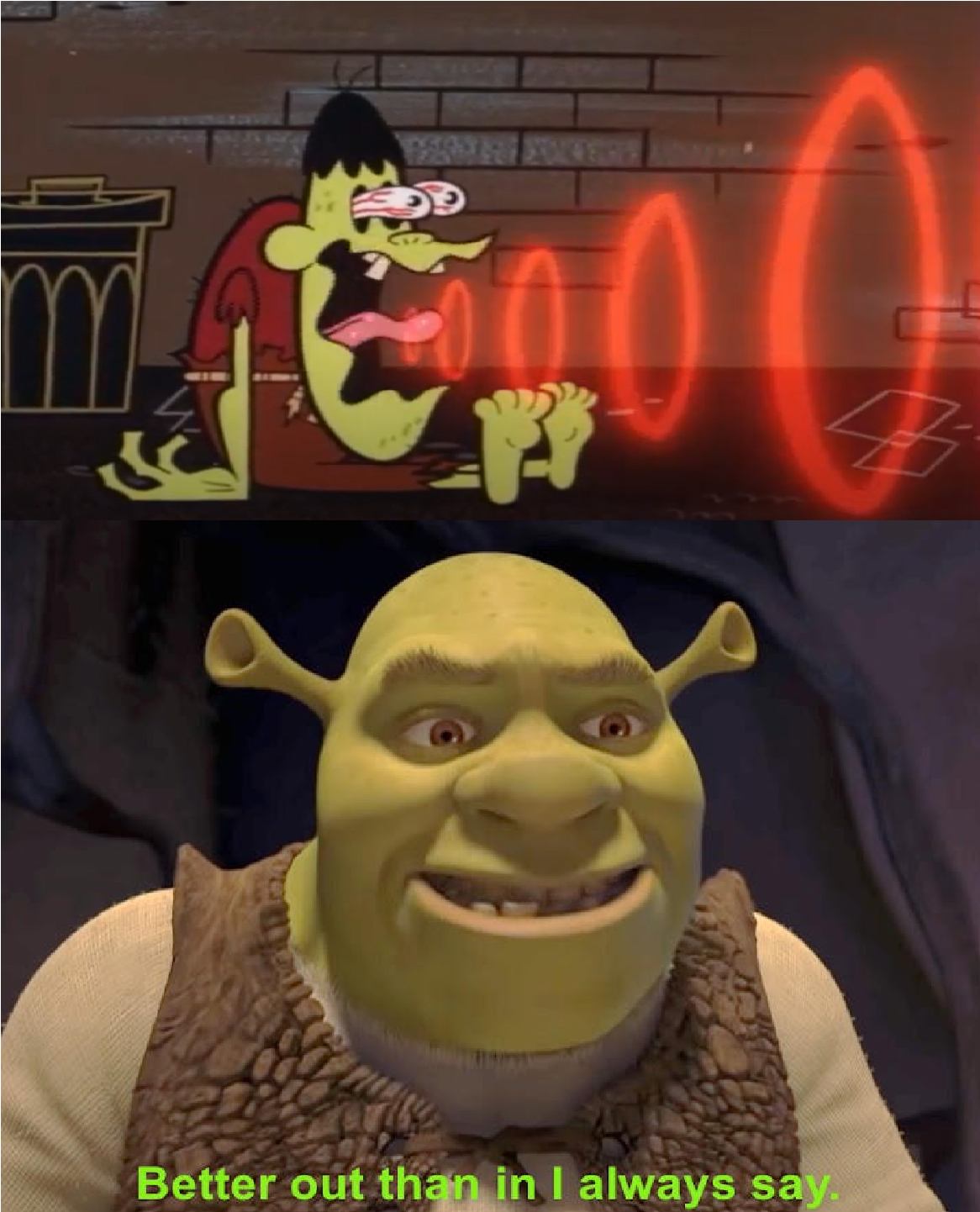 Shrek Admires Grubber's Burp by Disneyponyfan on DeviantArt