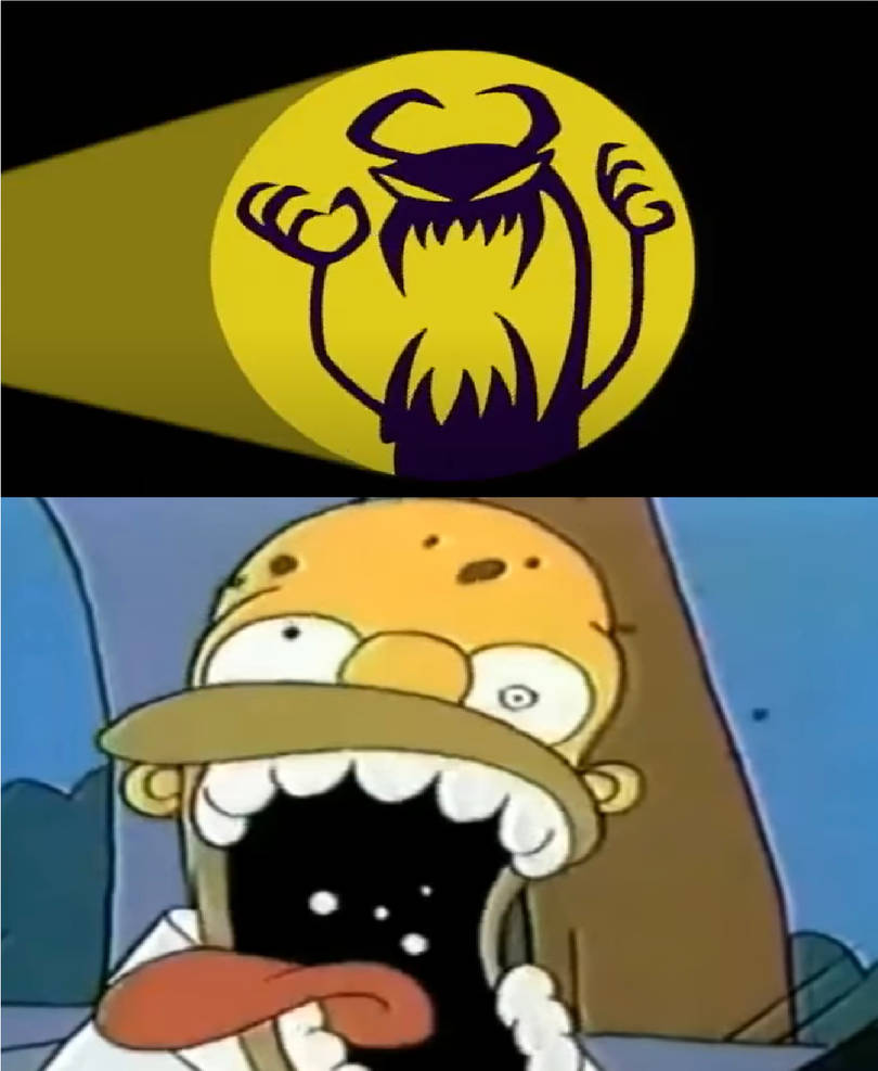 The Shadow scared Homer by Disneyponyfan on DeviantArt