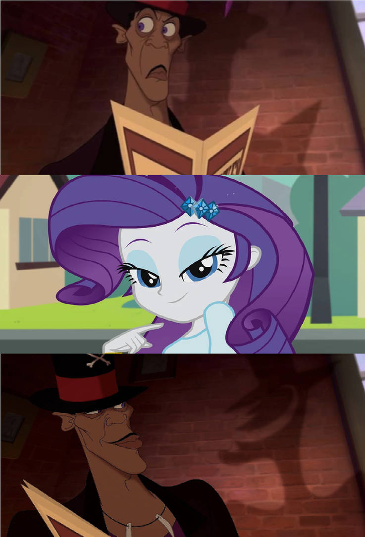 Dr. Facilier Finds Rarity Beautiful by Disneyponyfan on DeviantArt