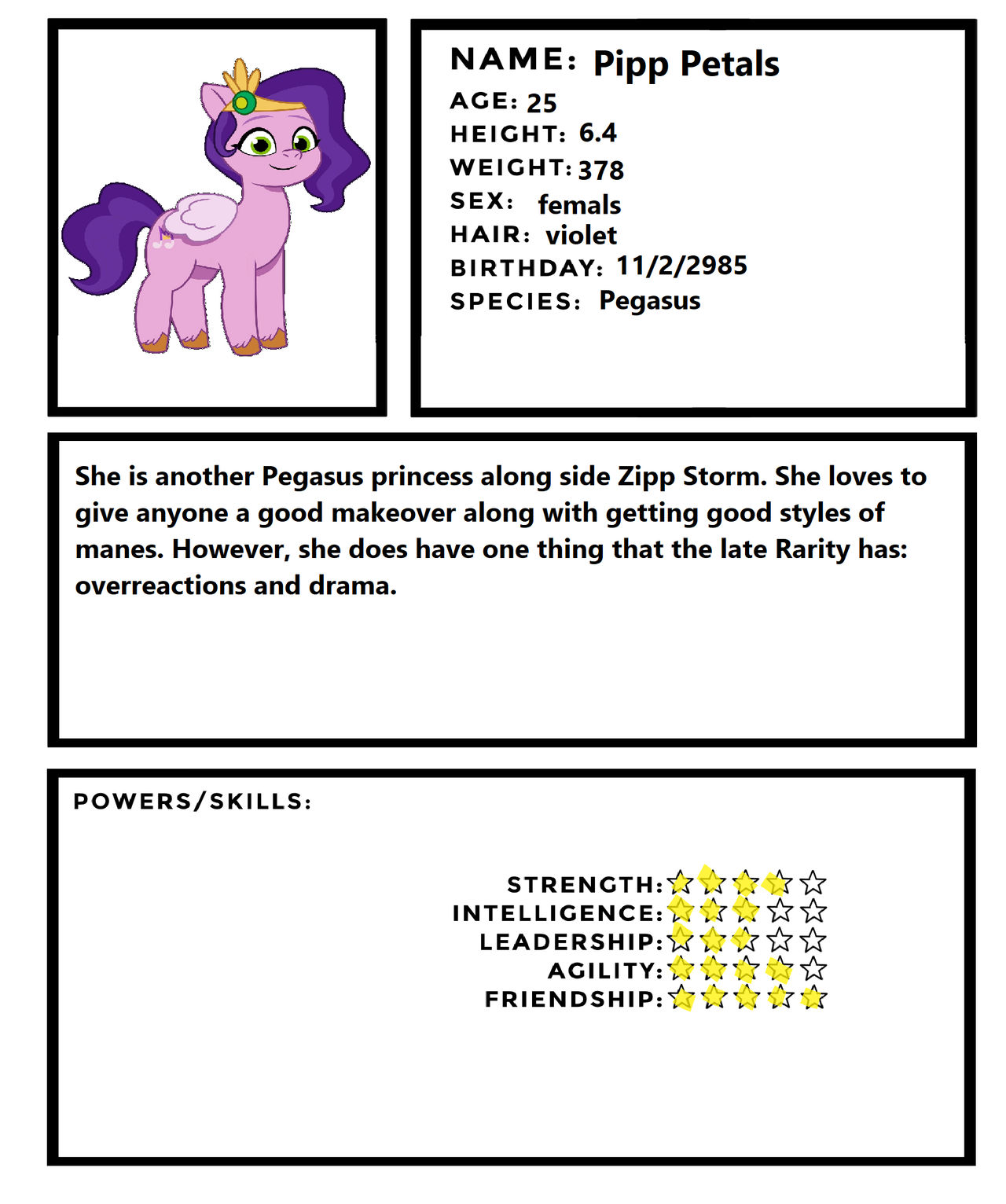 Pipp Petals' Profile by Disneyponyfan on DeviantArt