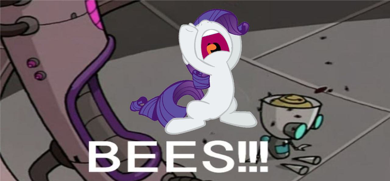 Rarity Shouting Bees by Disneyponyfan on DeviantArt