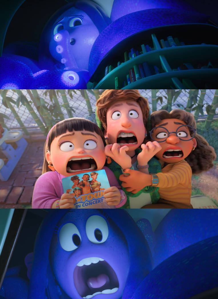 Ruby Gillman vs Melon Lee (DreamWorks vs Pixar) Turning into a