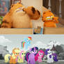 Mane 6 reacts to Garfield's father