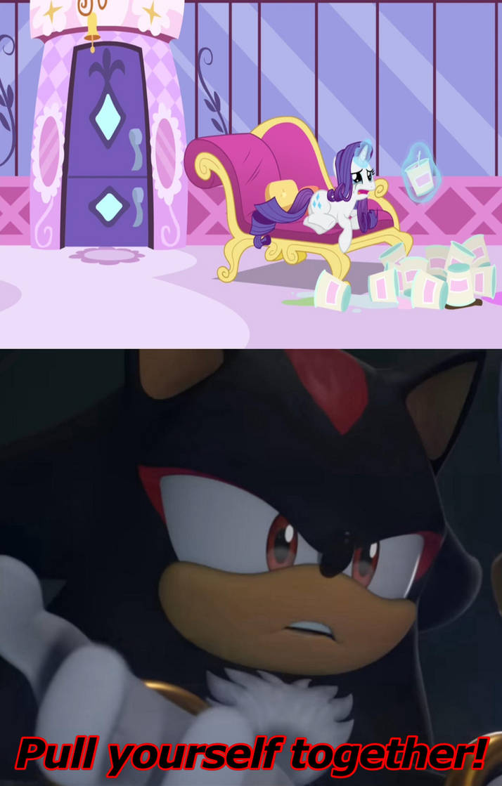 Shadow Tells Rarity To Pull Herself Together by Disneyponyfan on DeviantArt