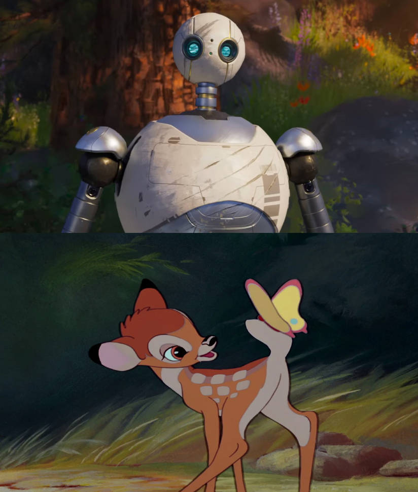 Roz Befriends Bambi by Disneyponyfan on DeviantArt