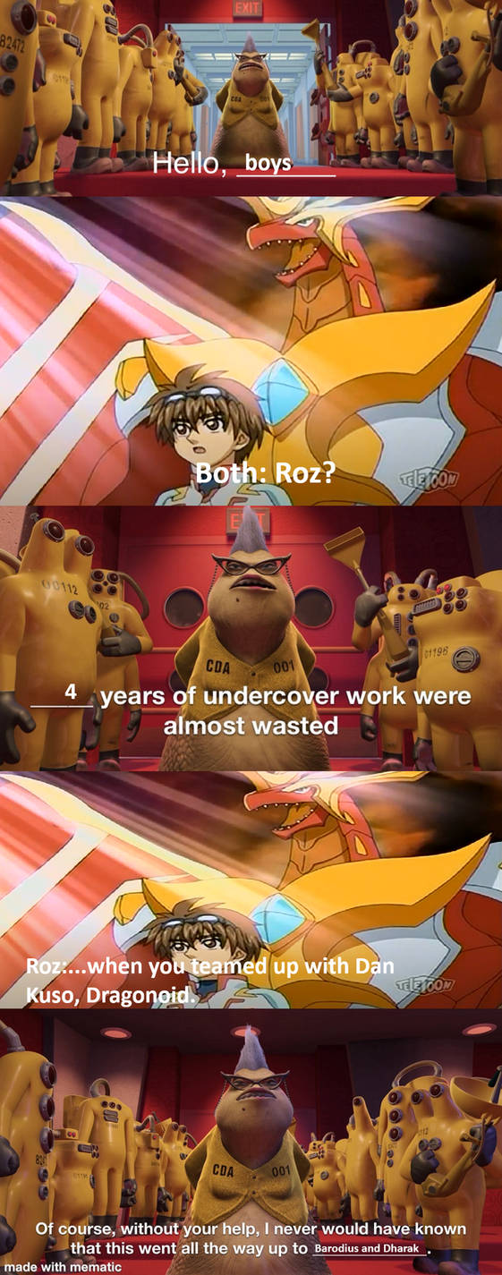 Roz tells Dan and Drago about her undercover work by Disneyponyfan on ...