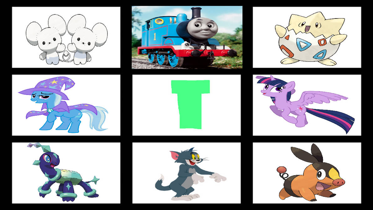 T Characters My Favorite Letter T Characters by Disneyponyfan on DeviantArt