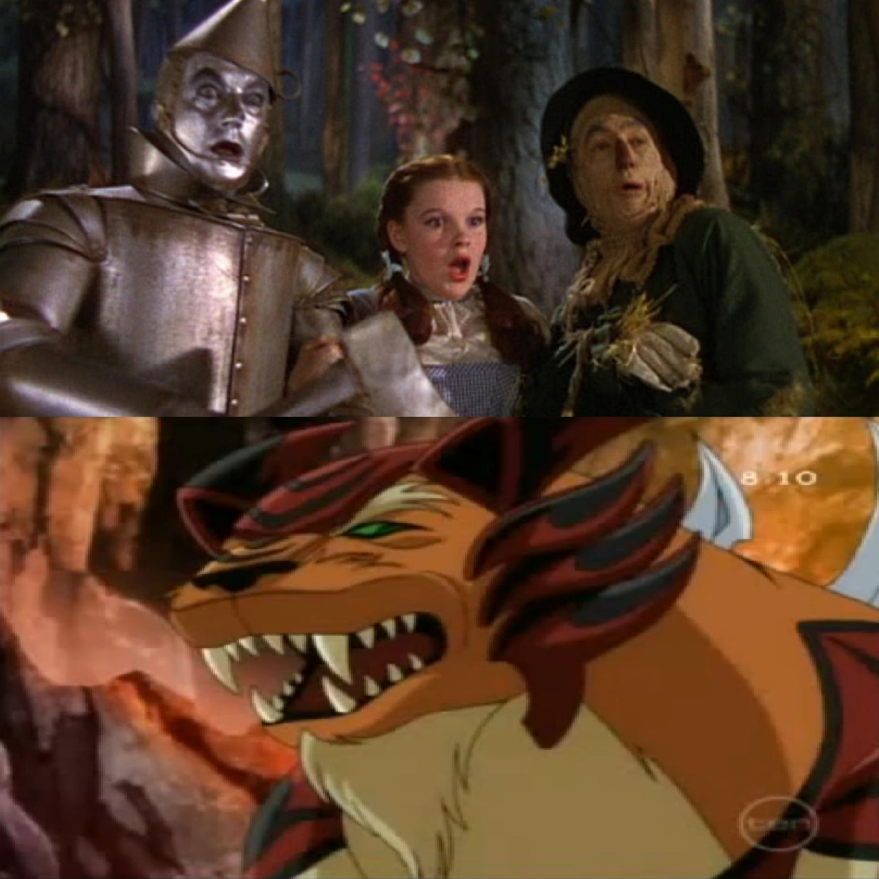 Nov Lion Dorothy, Scarecrow and Tin Man encounter Nova Lion by Disneyponyfan on ...