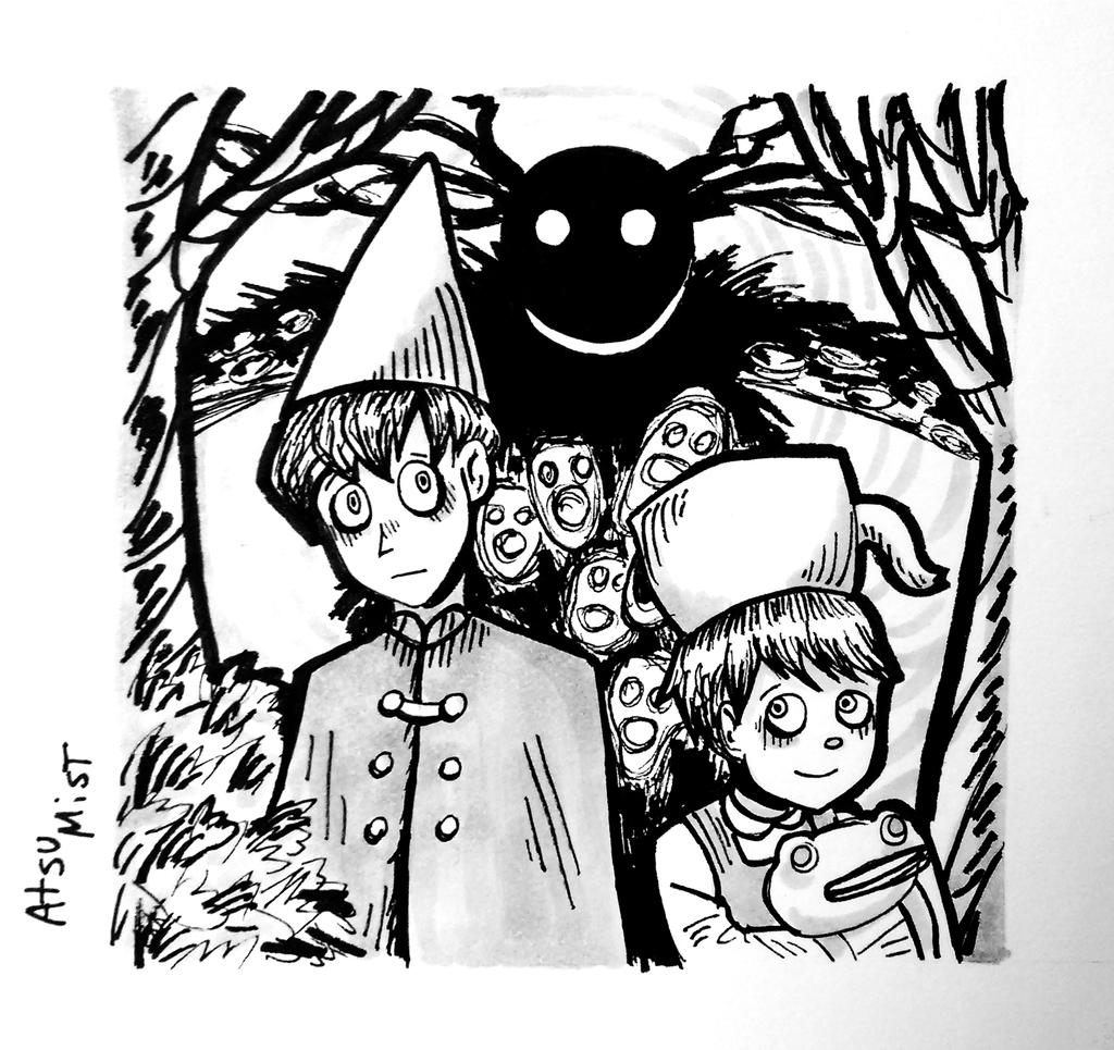 INKTOBER Over  the garden wall