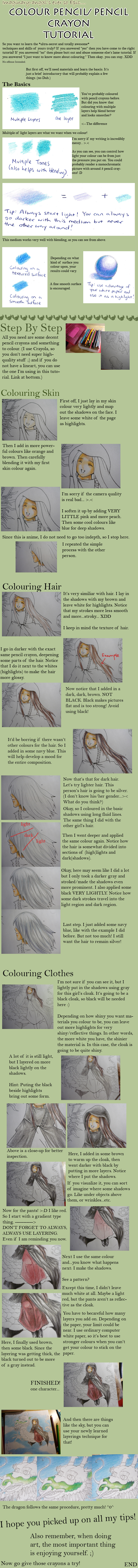 Colour Pencil Tutorial