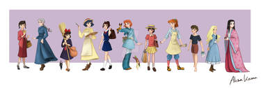 Ghibli Girls Part 1