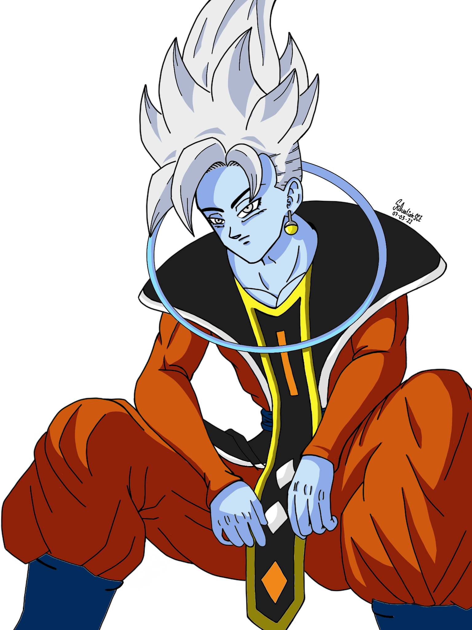 Ghos - Goku/Whis Fusion Potara by fnatic60895849 on DeviantArt