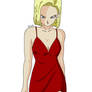 Android 18 Red Dress 