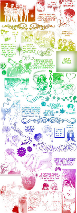 Ouran Chapter 80 Collage