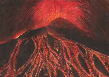 Mount Etna awakening