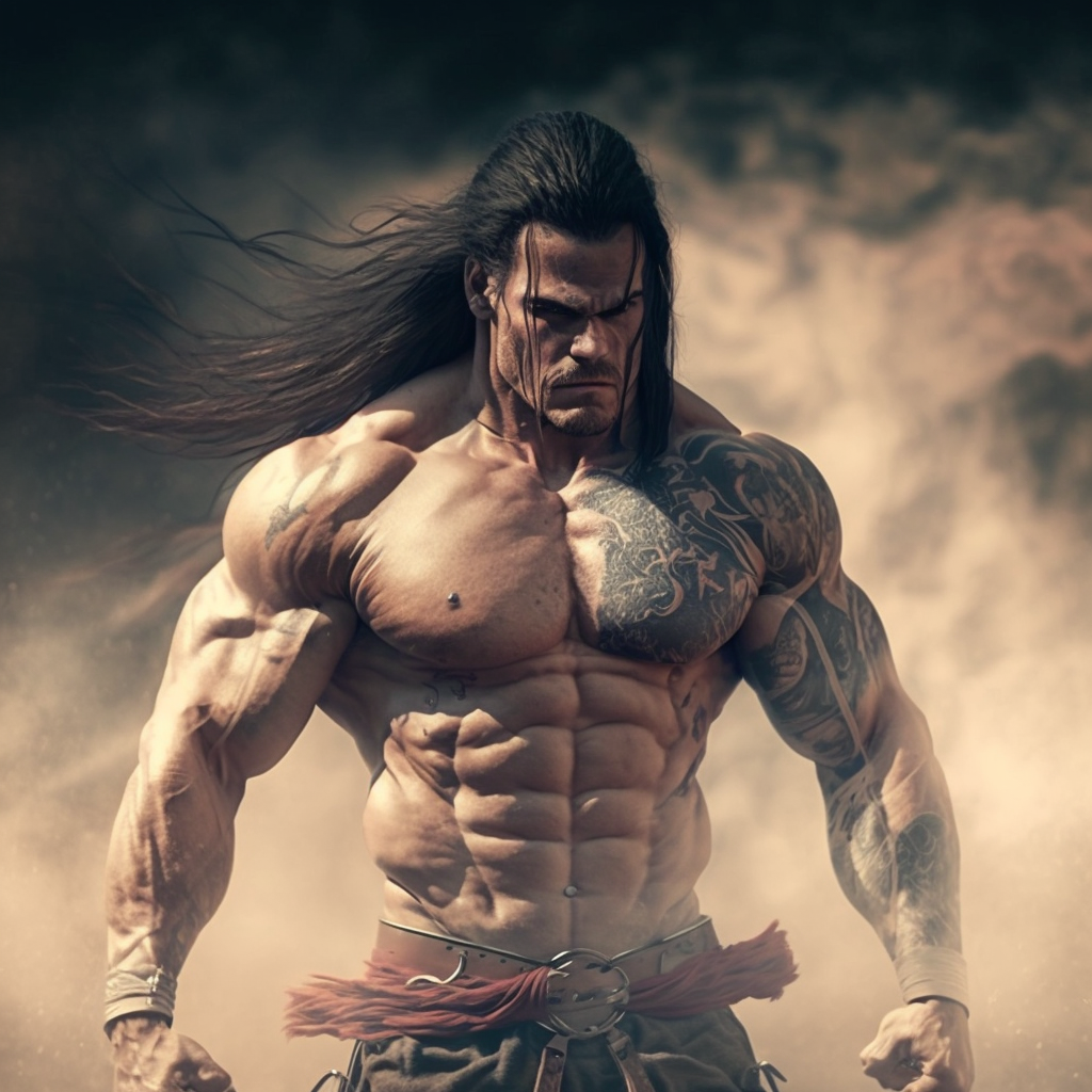 Sigmawolf723 Epic Fantasy Muscle Bound Warrior In