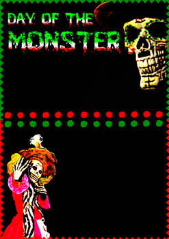 monster monster flyer d,o,t,m.