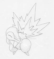 Cyndaquil uncolored