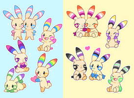 Pride Plusle and Minun