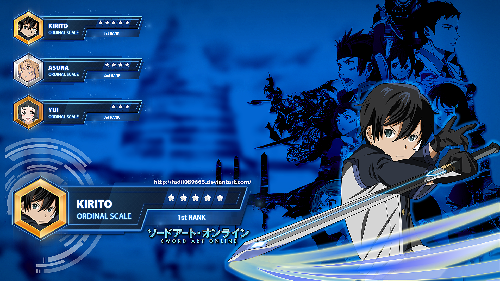 Sword Art Online Wallpapers Desktop Kirito By Fadil089665 On