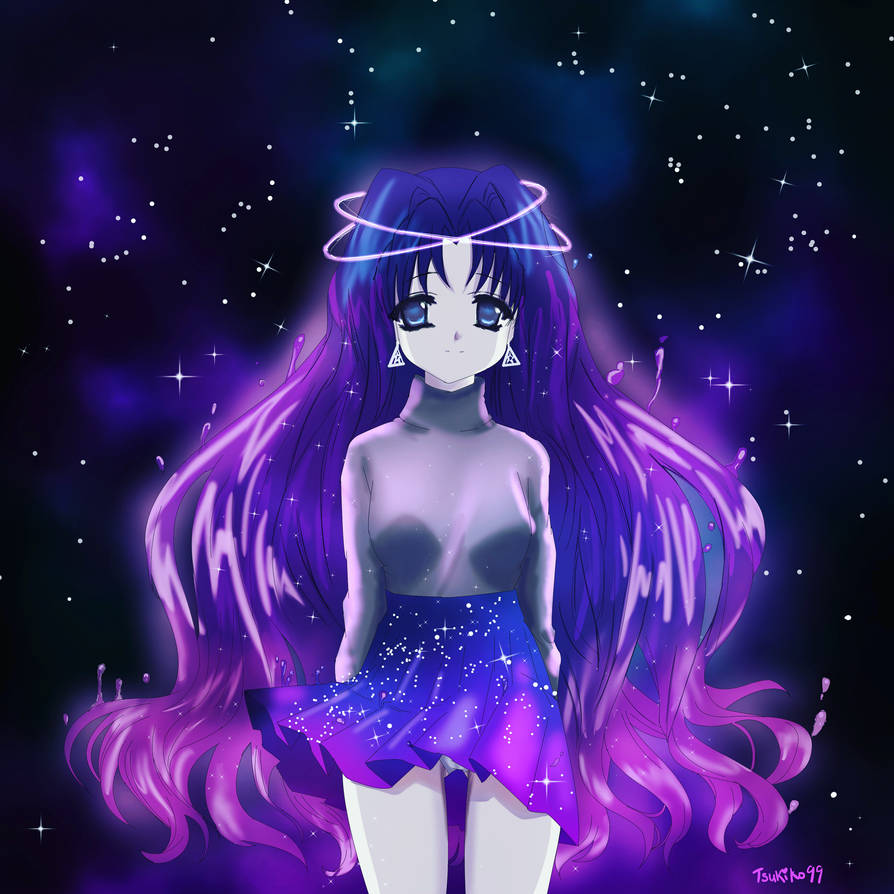 Dtiys Dm90k Space Aesthetic Anime Girl By Tsukiko99 On Deviantart