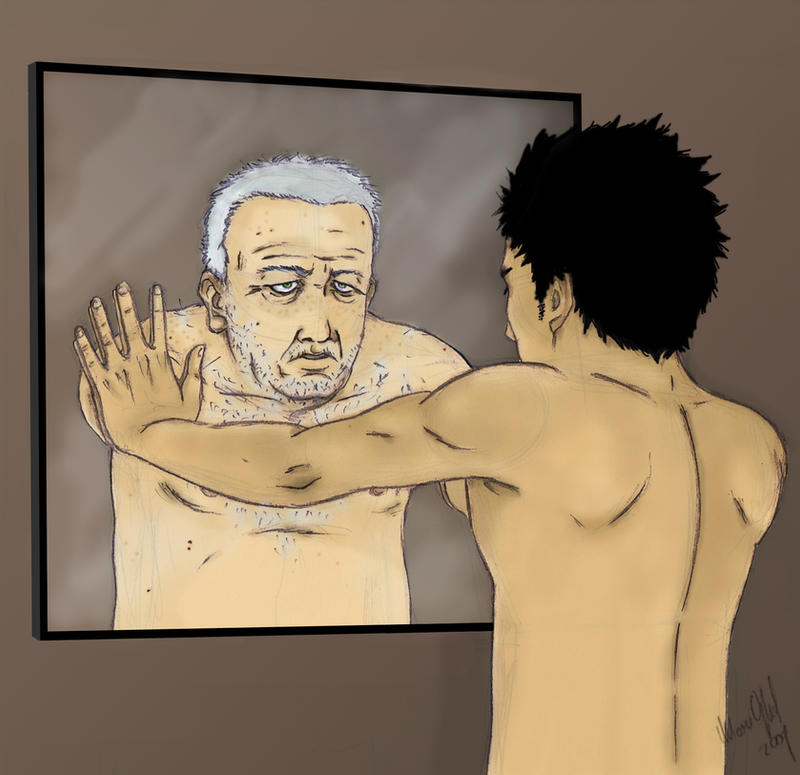 the old man in the mirror