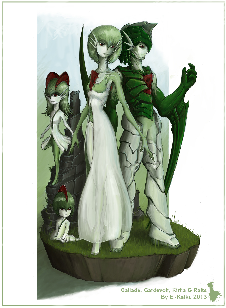 Pokémon Gardevoir Gallade Kirlia Ralts Reinado Arrepiante