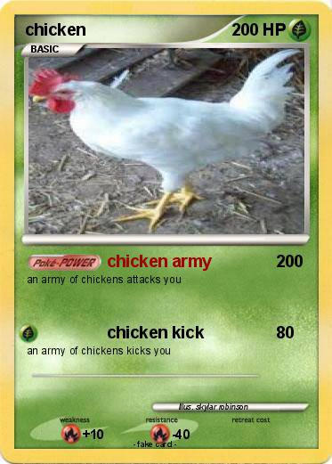 chicken pokemon card Pokemon chicken 1138