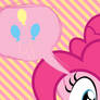 Pinkie Pie Speech Bubble Wallpaper