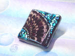 Raden and Marbling patterns Brooch