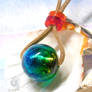 Sparkles of the ocean - Resin pendant