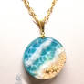 Water's edge - Resin pendant