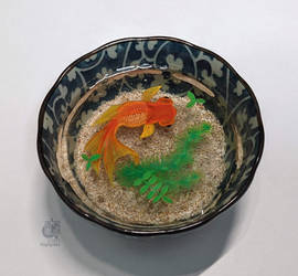 Goldfish - 3D craft painting #5 by NagiSpider