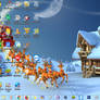 Windows 7 Desktop: Santa Claus is Coming
