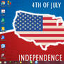 Windows 7 Desktop: Independence Day