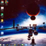 Windows 7 Desktop: Space Station Freedom