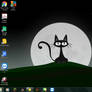 Windows 7 Desktop: Black Cat