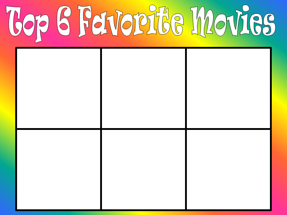 Top 6 Favorite Movies Template by JCPJohnCarlo on DeviantArt
