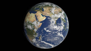 Earth in CGI (video link in desc.)